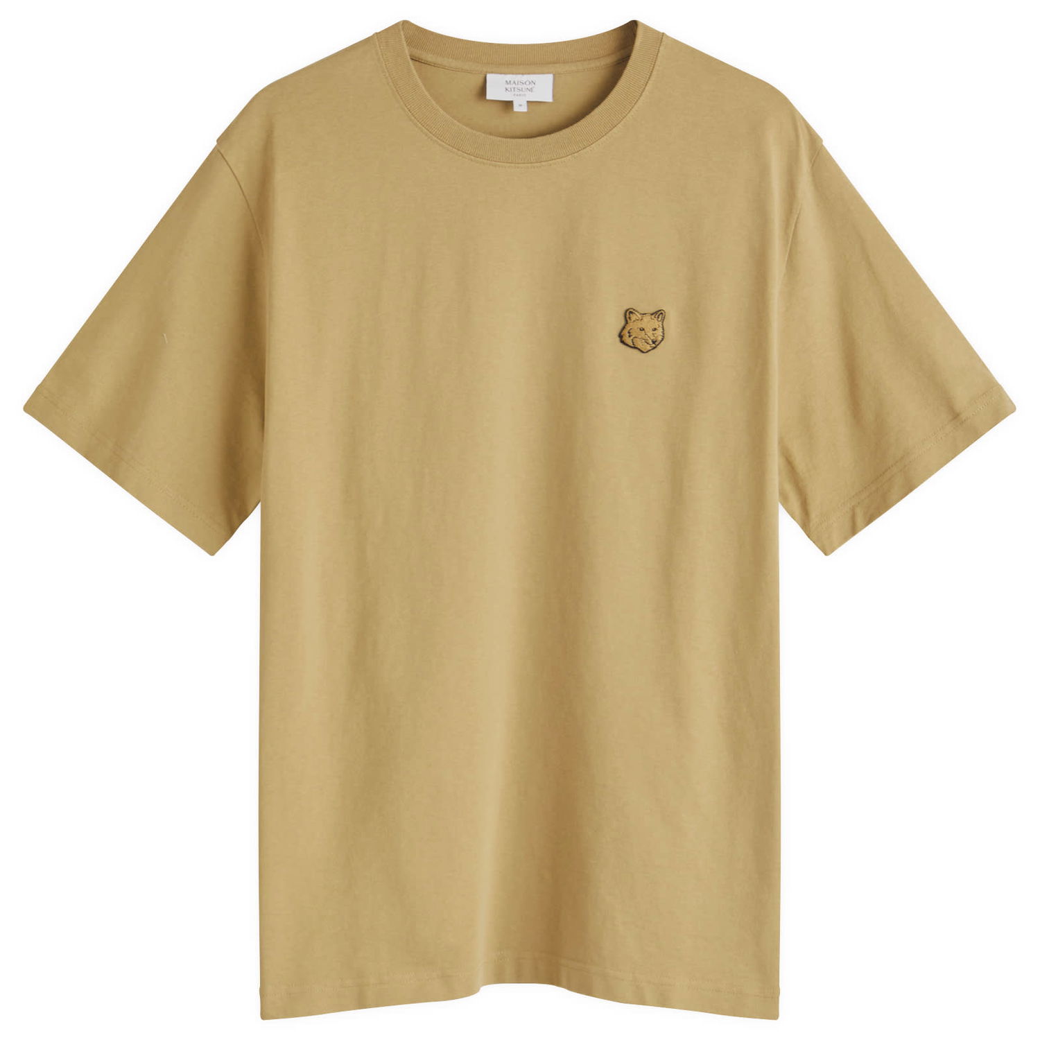 Тениска MAISON KITSUNÉ Maison Kitsuné Bold Fox Head Patch Comfort T-Shirt Бежово | MM00127KJ0118-0117, 0