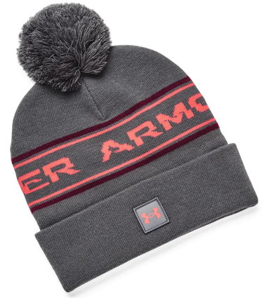 Шапка Under Armour Halftime Pom Beanie Сиво | 1379985-013, 0
