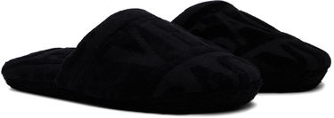 Кецове и обувки Versace Allover Towel Slippers Черно | ZSLB00009_1A07545, 3