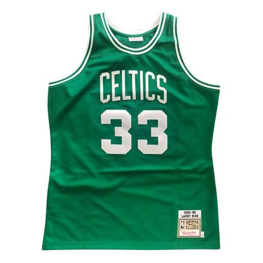 Фланелка Mitchell & Ness Mitchell & Ness Celtics Bird Authentic Jersey Зелено | 7226-340-85LBIRD