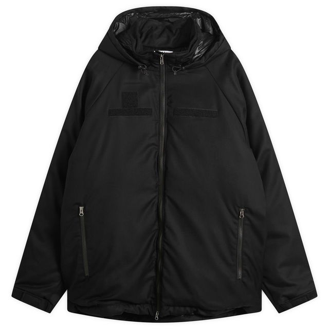 Junya Watanabe MAN x Nanga Water Repellent Insulated Hooded Jacket with Velcro Patches