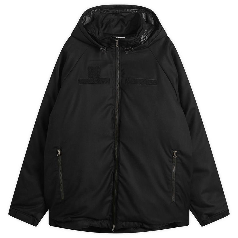 Яке Junya Watanabe Junya Watanabe MAN x Nanga Water Repellent Insulated Hooded Jacket with Velcro Patches Черно | WP-J914-100-1