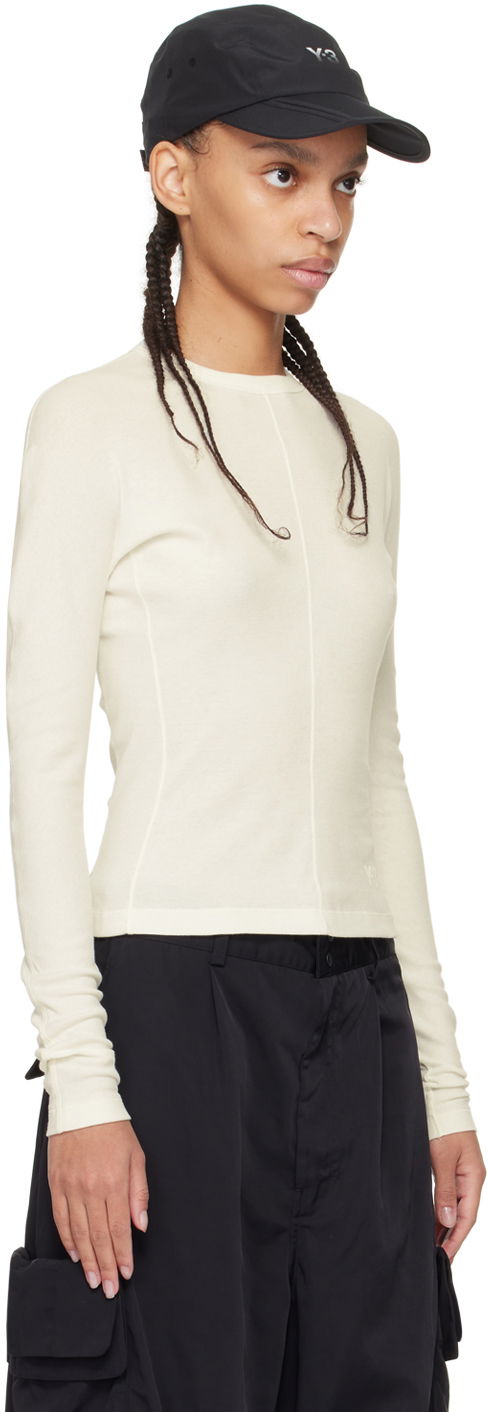 Пуловер Y-3 Y-3 Crewneck Long Sleeve T-Shirt Черно | IV7754, 1