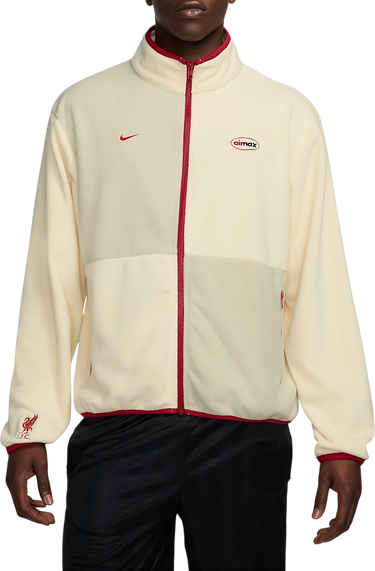 Яке Nike Liverpool FC Nike Club+ Full-Zip Fleece Jacket Бяло | hj1045-113, 0