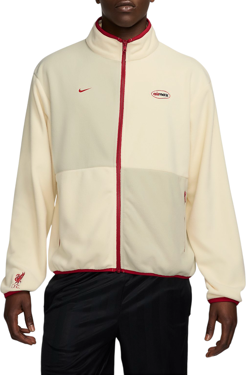 Яке Nike Liverpool FC Nike Club+ Full-Zip Fleece Jacket Бяло | hj1045-113