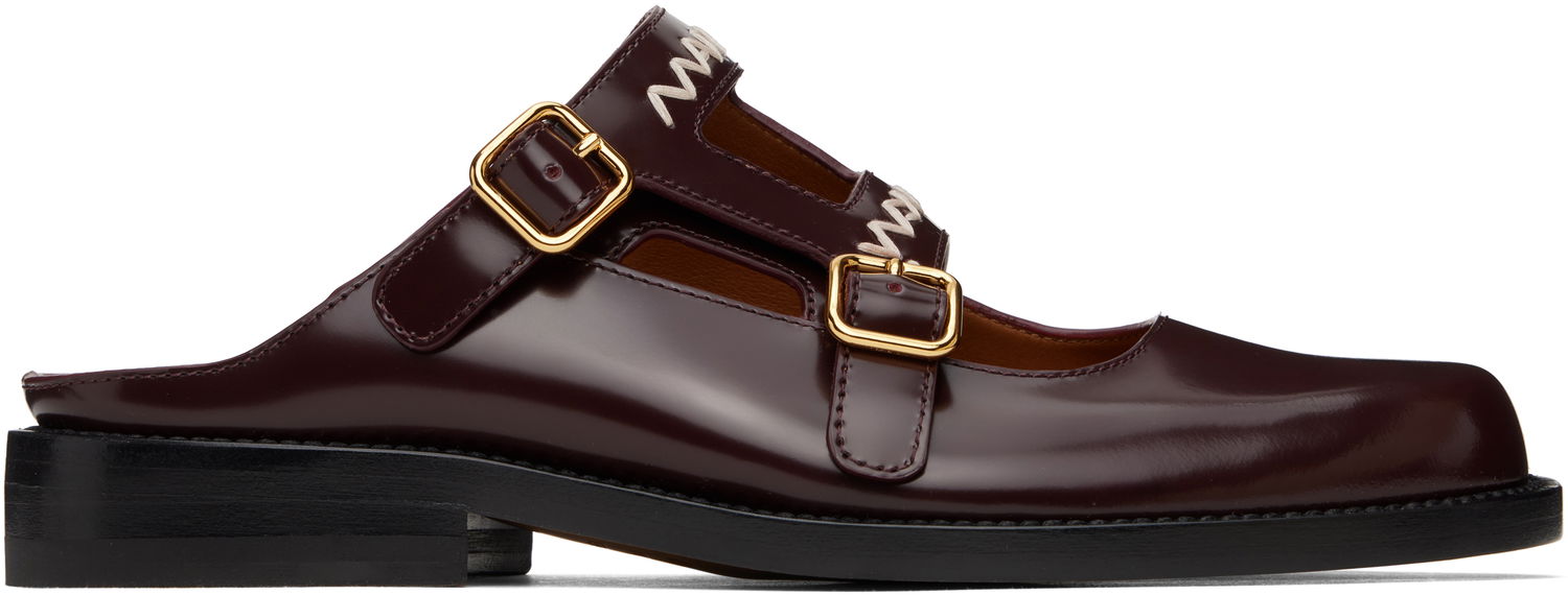 Облекло Marni Marni Bambi 3.0 Loafers Бургунди | SBMS010202 PS679, 0
