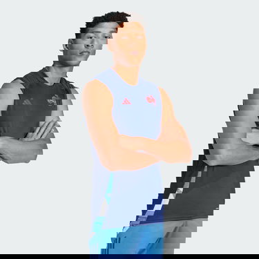 Потник adidas Performance Training Sleeveless Tank Top Синьо | JC7170, 4