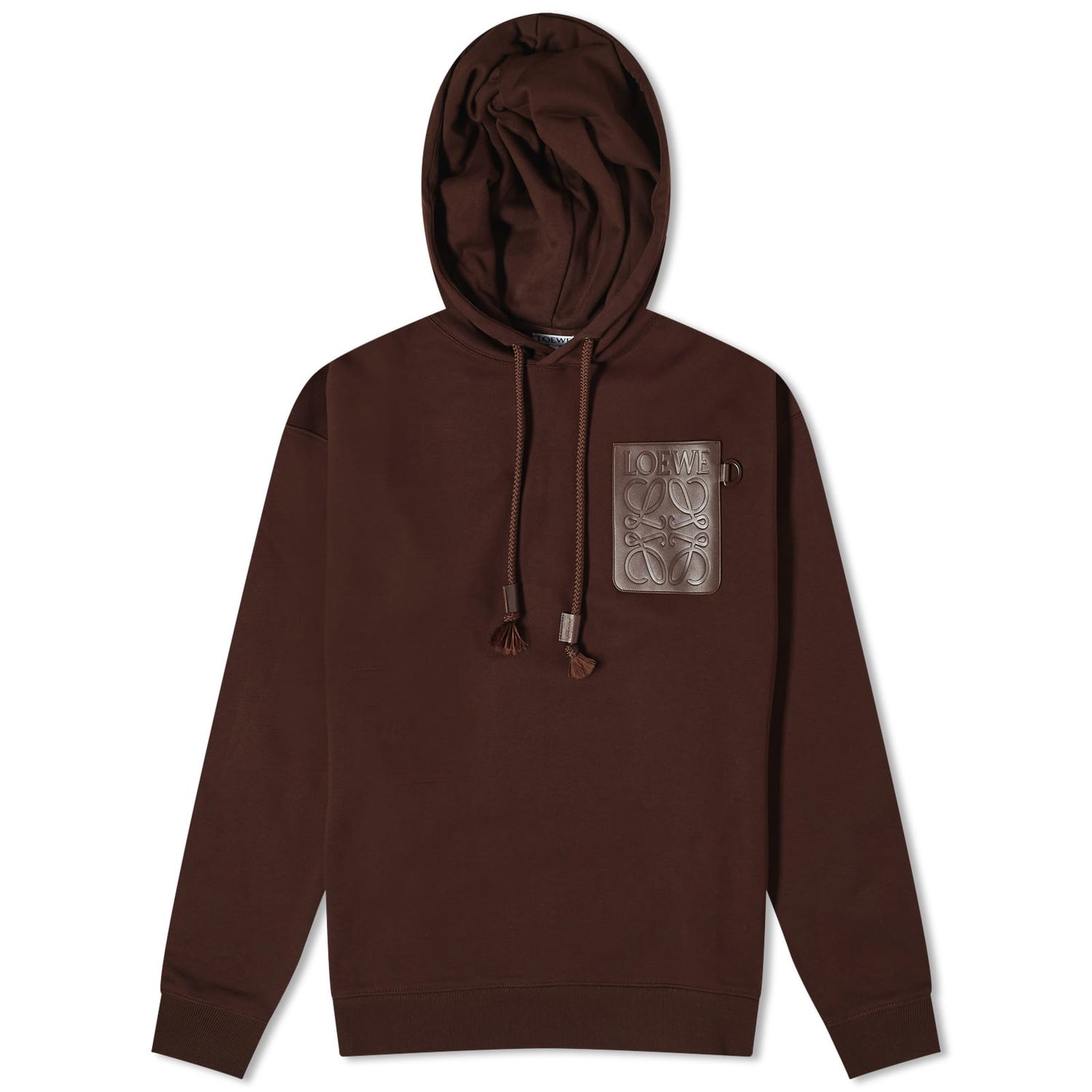 Суитчър Loewe Anagram Patch Pocket Hoodie Кафяво | H526Y25X30-3270, 0