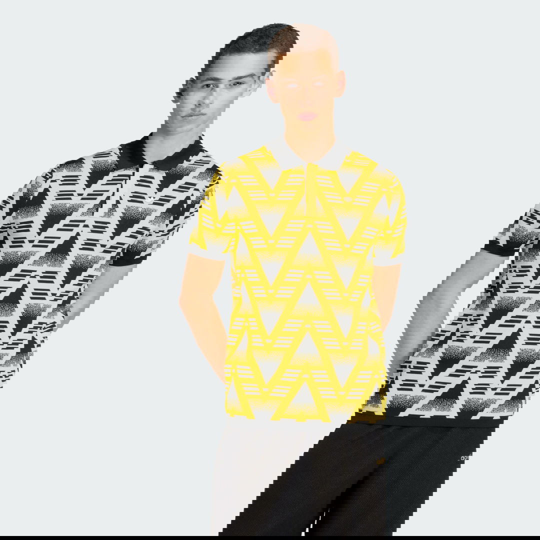 Поло тениска adidas Performance BRUISED BANANA FULLY FASHION KNIT Polo Shirt Многоцветен | KE4610, 0