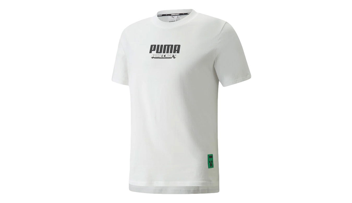 Тениска Puma x MINECRAFT Graphic Бяло | 534374_02, 1