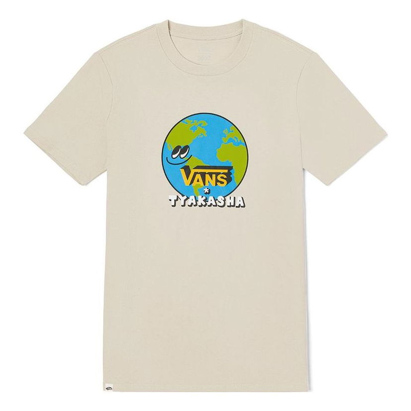 Тениска Vans TYAKASNA Earth Graphic T-Shirt Бежово | VN0A7TQ32N1