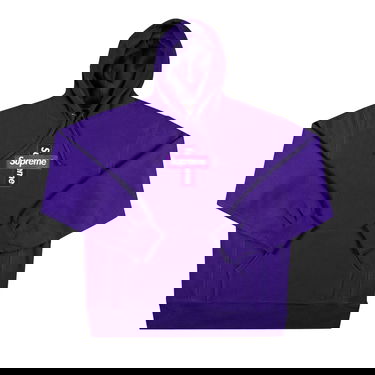 Суитчър Supreme Cross Box Logo Hooded Sweatshirt Лилаво | FW20SW70 PURPLE, 1