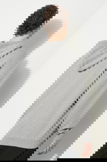 Суитчър FJÄLLRÄVEN Fjallraven Logo Pullover Hoodie with Drawstring and Kangaroo Pocket Сиво | F84144, 1