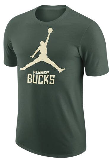 Тениска Jordan Jordan NBA Milwaukee Bucks T-Shirt Зелено | fd1474-323, 0