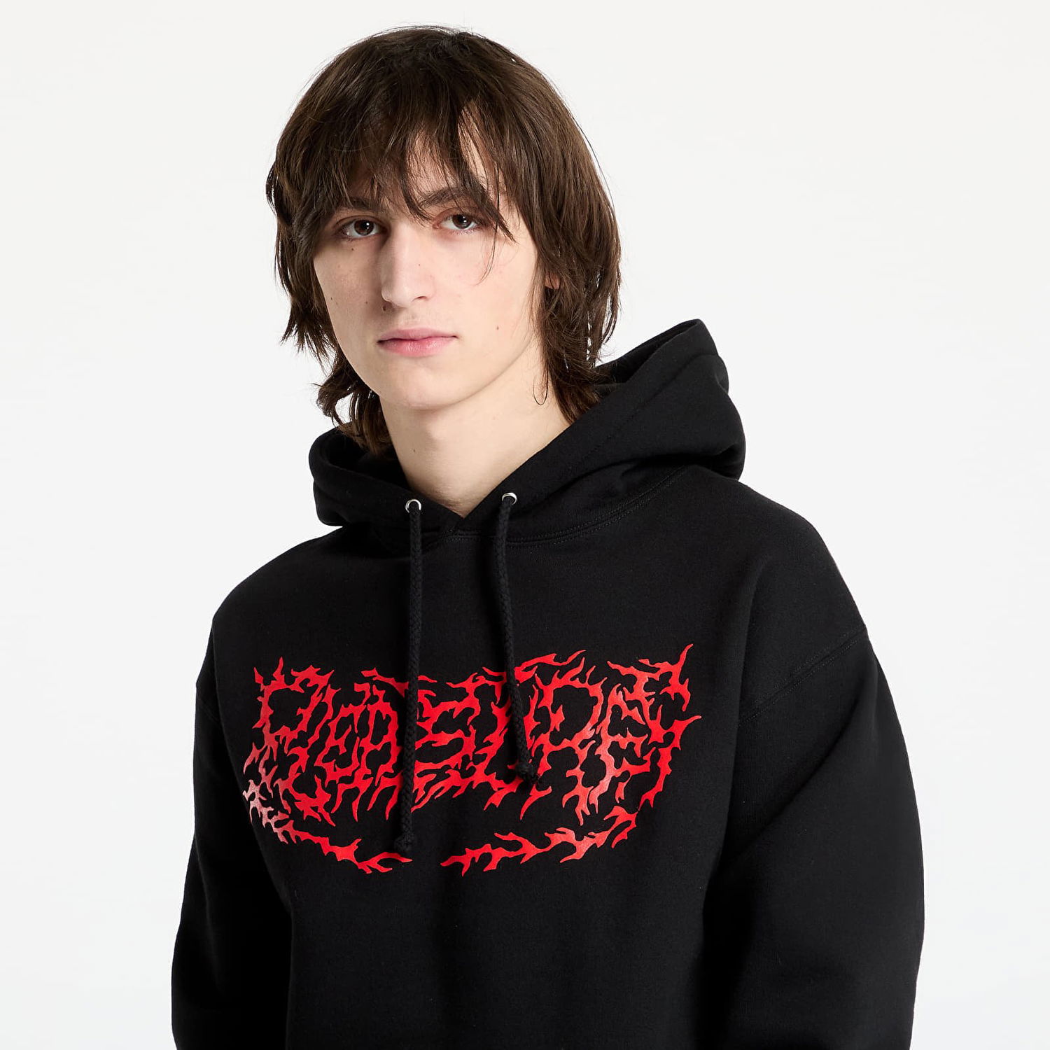 Суитчър Pleasures PLEASURES Off Road Hoodie Черно | P25SP070 BLACK, 1
