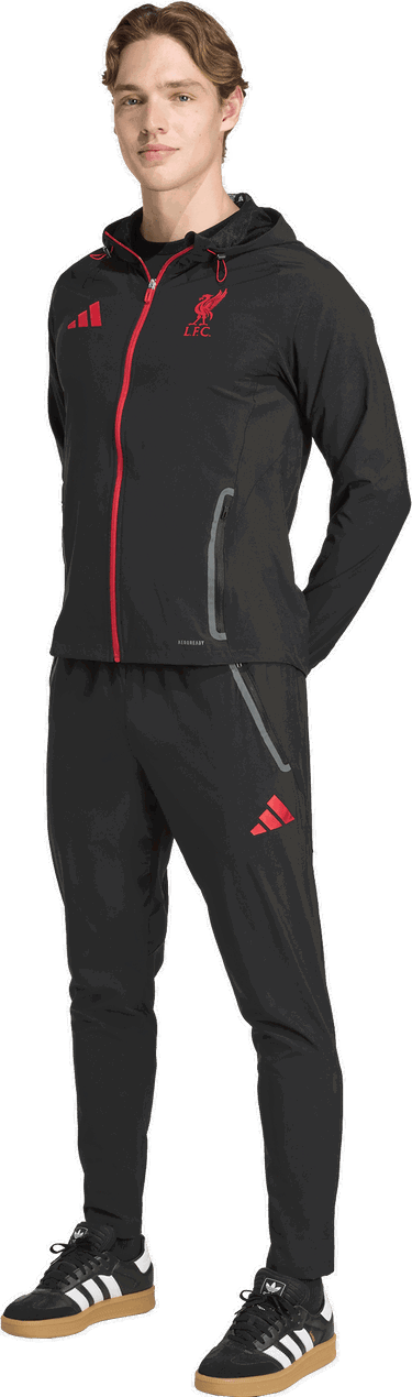 Спортни панталони adidas Originals Liverpool FC Tiro25 Competition Vis Tech Track Pants Черно | jz5557, 5