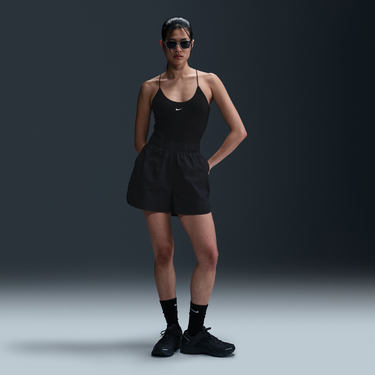 Къси панталони Nike Sportswear Chill Poplin Mid-Rise 5" Shorts Черно | HJ0721-010, 0