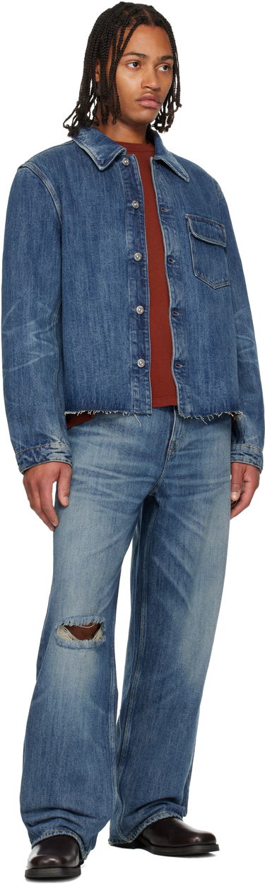 Яке OUR LEGACY Cut Rebirth Road Worn Rope Twill Denim Jacket Синьо | M4251CR, 2