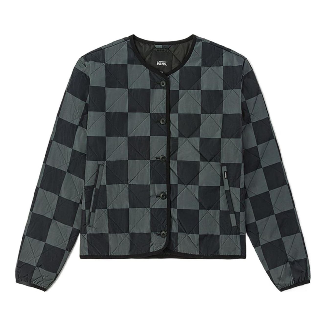 Пухо яке Vans Outdoor Club Forces Check Liner Jacket Черно | VN00043RKOU, 0