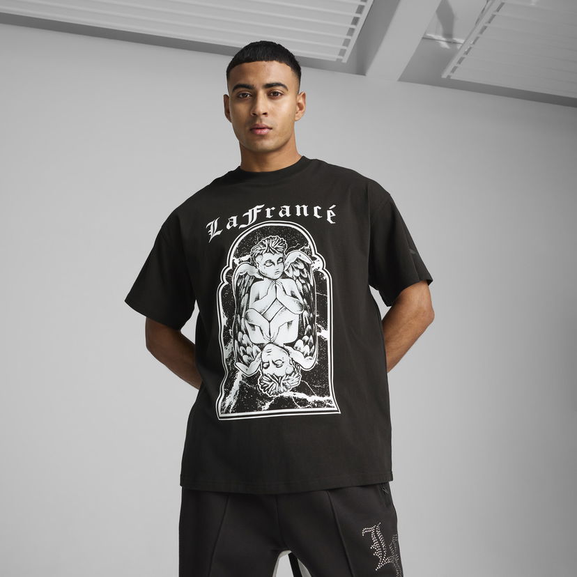 Тениска Puma Hoops x LaFrancé Graphic T-Shirt Черно | 630778_01