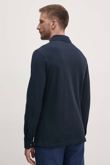 Поло тениска Barbour Barbour Long Sleeve Polo Shirt MML1333 Тъмно синьо | MML1333, 2