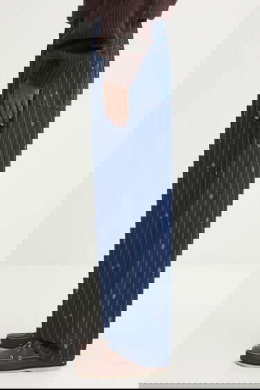 Дънки Drôle de Monsieur Drôle de Monsieur Le Jean Baggy Monogramme Jeans Синьо | I.BP168.CO238, 1