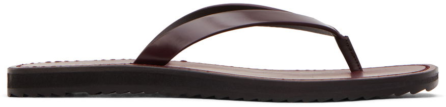Облекло The Row The Row City Sandals Бургунди | F1388-L60, 0