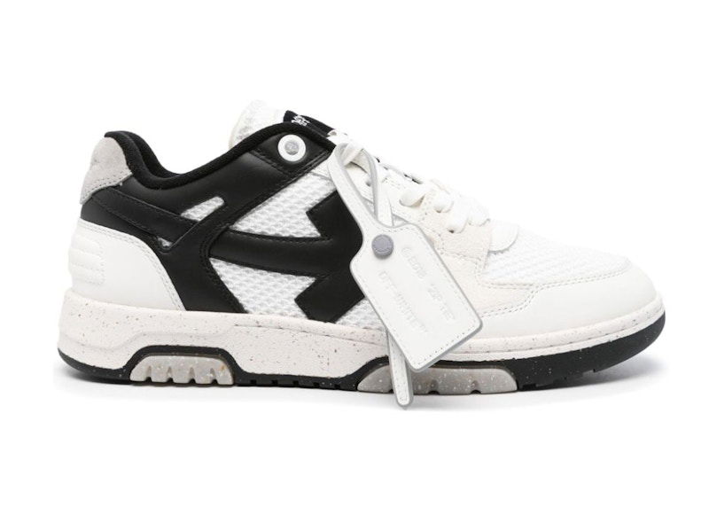 Кецове и обувки Off-White Out Of Office OOO Low Tops White Black Бяло | OMIA243C99LEA0010110, 0