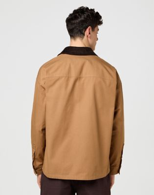 Риза Wrangler Wrangler Casey Jones Loose Overshirt Кафяво | 112371547:XL, 0