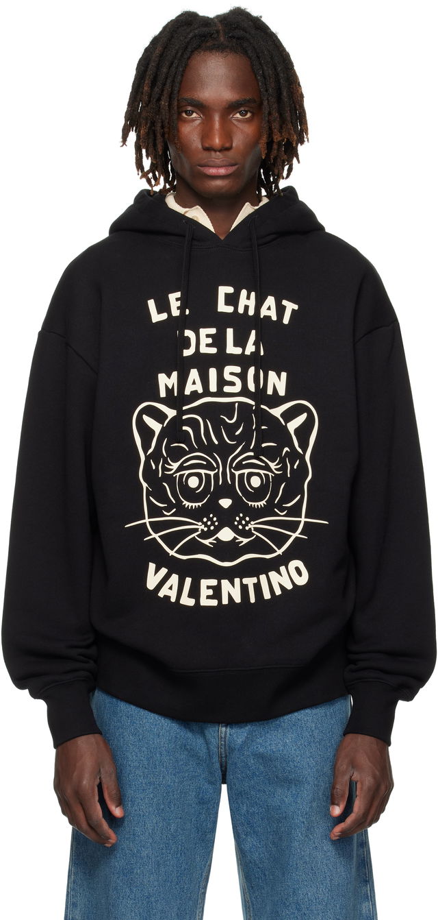 Valentino 'Le Chat De La Maison' Print Hoodie