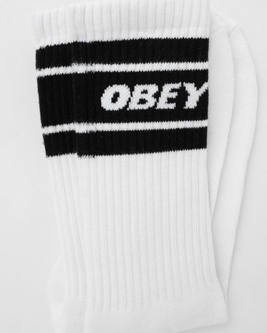 Чорапи OBEY Cooper II Crew Socks Бяло | 100260093-WHBK, 3