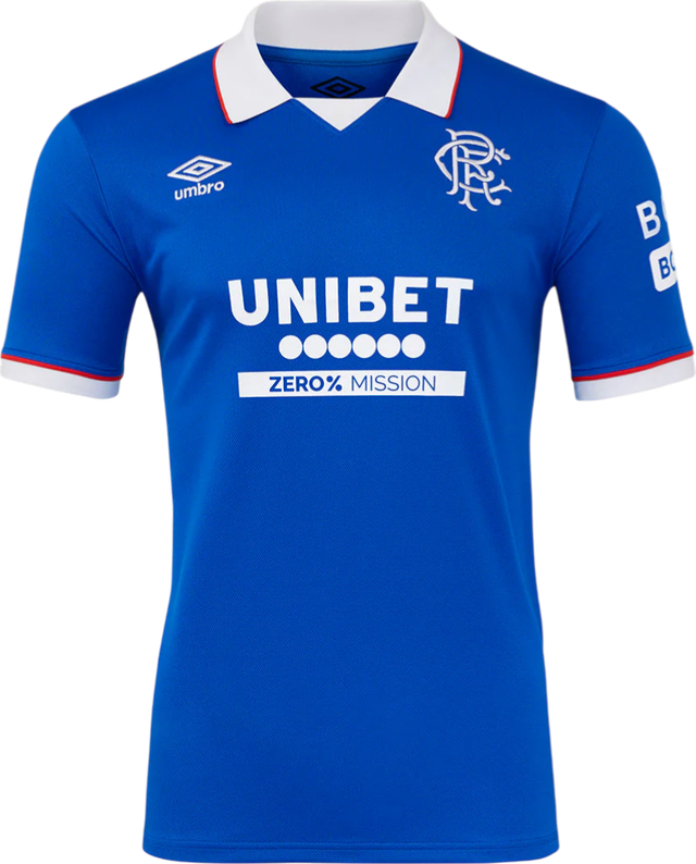 Rangers FC Home Jersey 2025/26 by Umbro