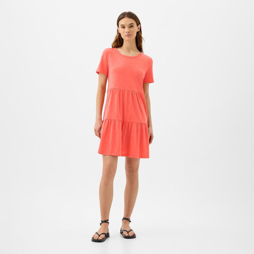 Pокля GAP Dresses Knit Dress Cayenne Червено | 863186-00