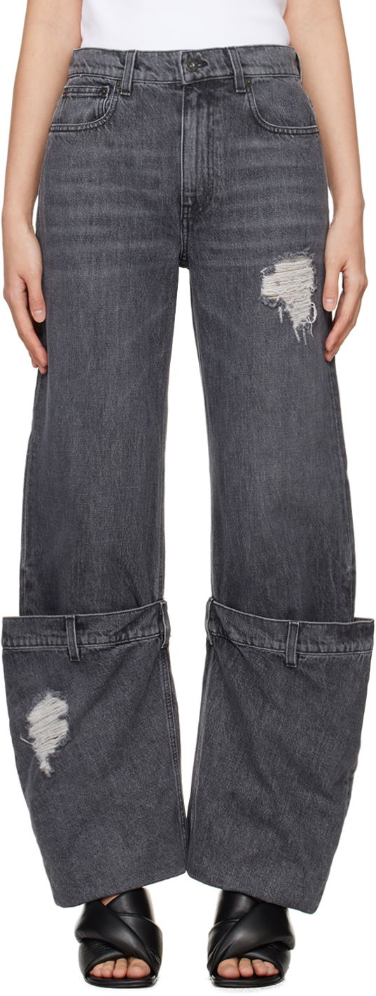 Дънки JW Anderson SSENSE Exclusive Gray Bucket Jeans Сиво | DT0056-PG1195929, 0