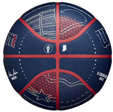Спортна екипировка Wilson Tennis 2024 NBA All-Star Collector Basketball Тъмно синьо | wz2015601xb, 2