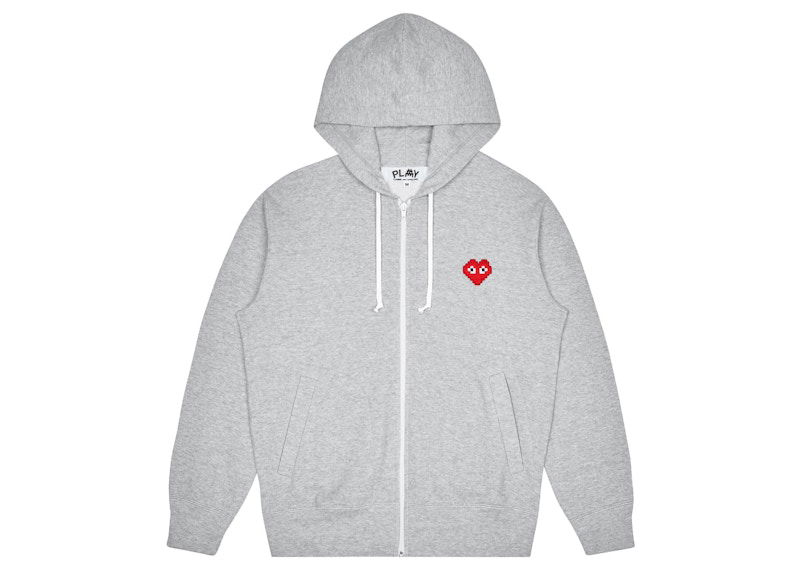 Суитчър Comme des Garçons Invader Zip Hoodie Сиво | AZ-T325-051, 0