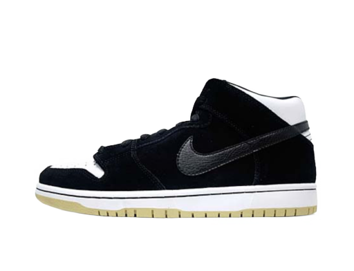 Кецове и обувки Nike SB SB Dunk Mid Black White Gum Черно | 314383-013