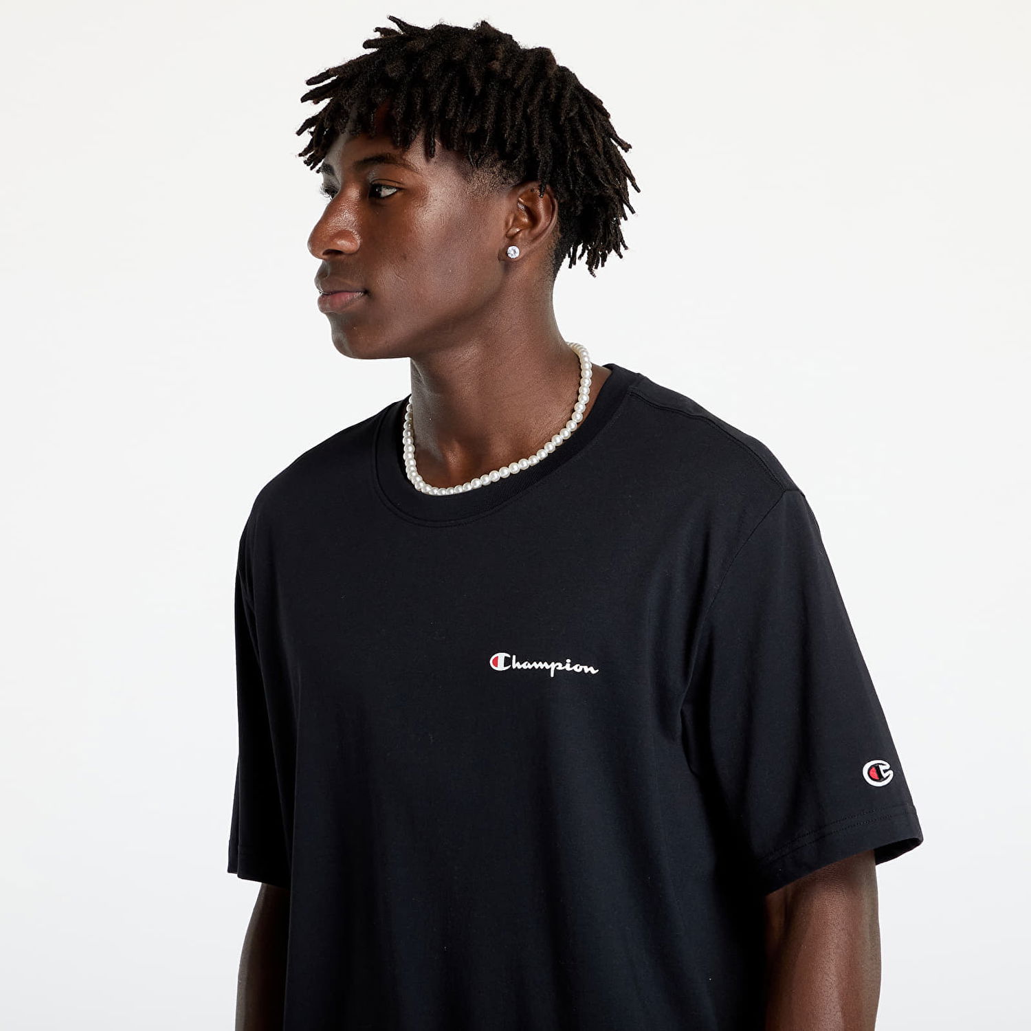 Тениска Champion SS Tee Black Черно | 220264 CHA KK001, 1