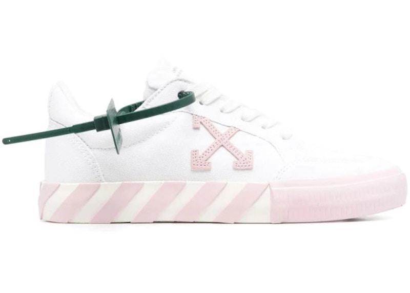 Кецове и обувки Off-White Low Vulcanized Canvas White Pink W Розово | OWIA272F22FAB0010130, 0