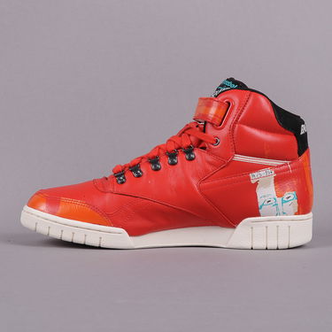 Кецове и обувки Reebok Exofit Plus Hi Basquiat Червено | v48183, 3