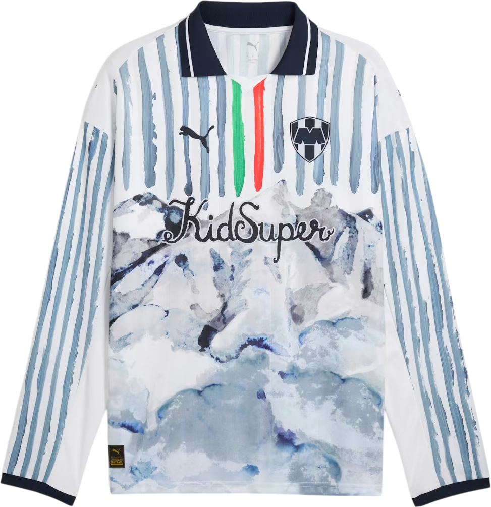 Тениска Puma KIDSUPER Monterrey Retro Long Sleeve Shirt Бяло | 606851-12, 0