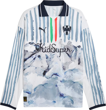 Тениска Puma KIDSUPER Monterrey Retro Long Sleeve Shirt Бяло | 606851-12, 0