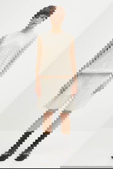 Пуловер Carhartt WIP Checker Vest Sweater Бежово | I034544.2LPXX, 4