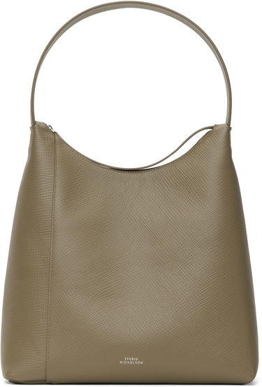 Дамска чанта Studio Nicholson Studio Nicholson Type 1 Leather Tote Bag Зелено | HOBO TYPE 1 SN - 756, 0