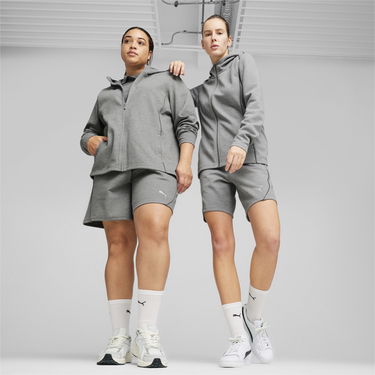Суитчър Puma teamFINAL Casuals Hooded Jkt Wmn Сиво | 658531-33, 2