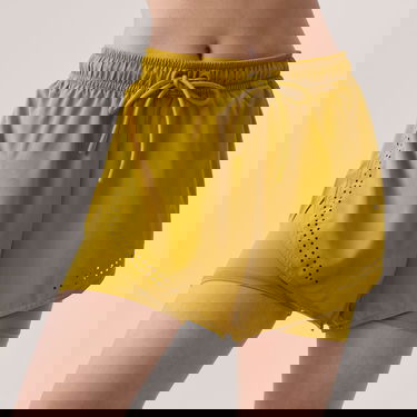 Къси панталони adidas Performance Stella McCartney x TruePurpose 2-in-1 Training Shorts Жълто | IT8225, 3