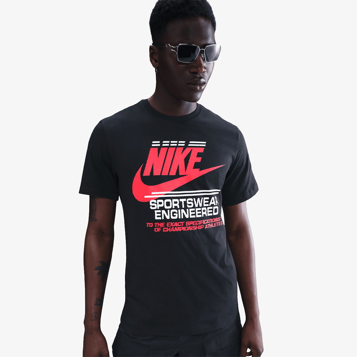 Тениска Nike Sportswear Engineered Futura T-Shirt Черно | HQ9157-010, 1