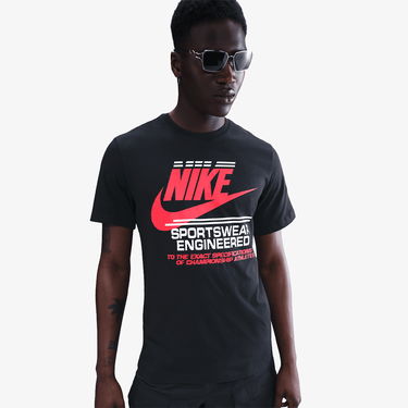 Тениска Nike Sportswear Engineered Futura T-Shirt Черно | HQ9157-010, 1