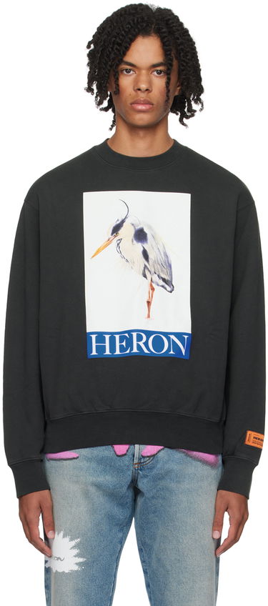 Суитчър HERON PRESTON Heron Sweatshirt Сиво | HMBA020F23JER0041046, 0