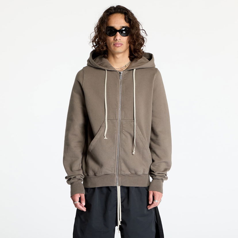 Суитчър Rick Owens DRKSHDW Knit Sweatshirt - Jason S Hoodie Dust Кафяво | DU02D2276 F 34